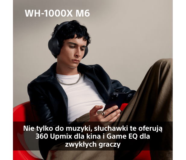 SONY WH-1000XM6 Czarny - 1334182 - zdjęcie 14